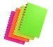 Fluoro Notebooks - Bright, Hard-to-lose Covers with Contrasting Disks